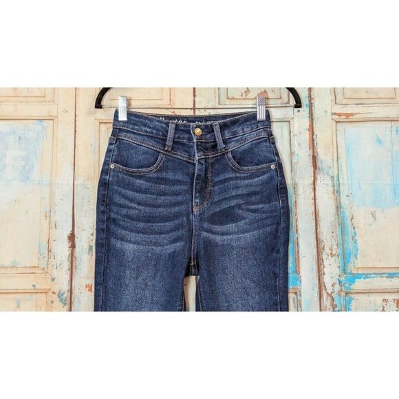 Vanilla Star Womens Size 3 W26 Junior's Real Cheeky High Rise Blue Jeans Stretch - Picture 2 of 10